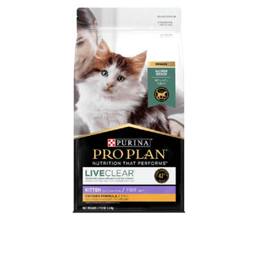 PRO PLAN Kitten LIVECLEAR Chicken Dry Cat Food Purina New Zealand